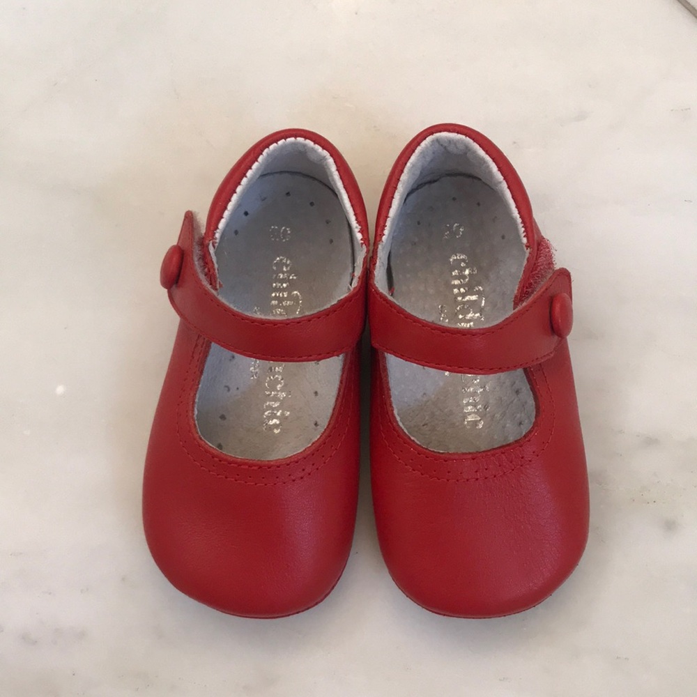 Childrenchic Mary Jane red shoes